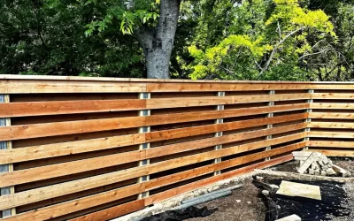 Black Gumbo Soil and Fence Drainage in Cedar Park