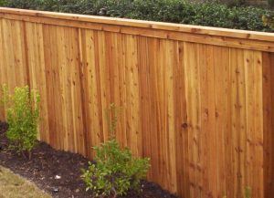 Wooden Fence Flat Top